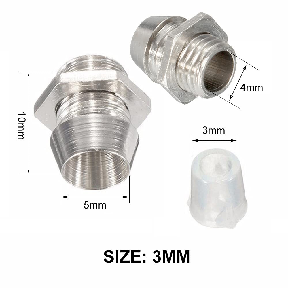 RTNLIT 30pcs 3mm LED Holder, Light Emitting Diode Bezel, Holder