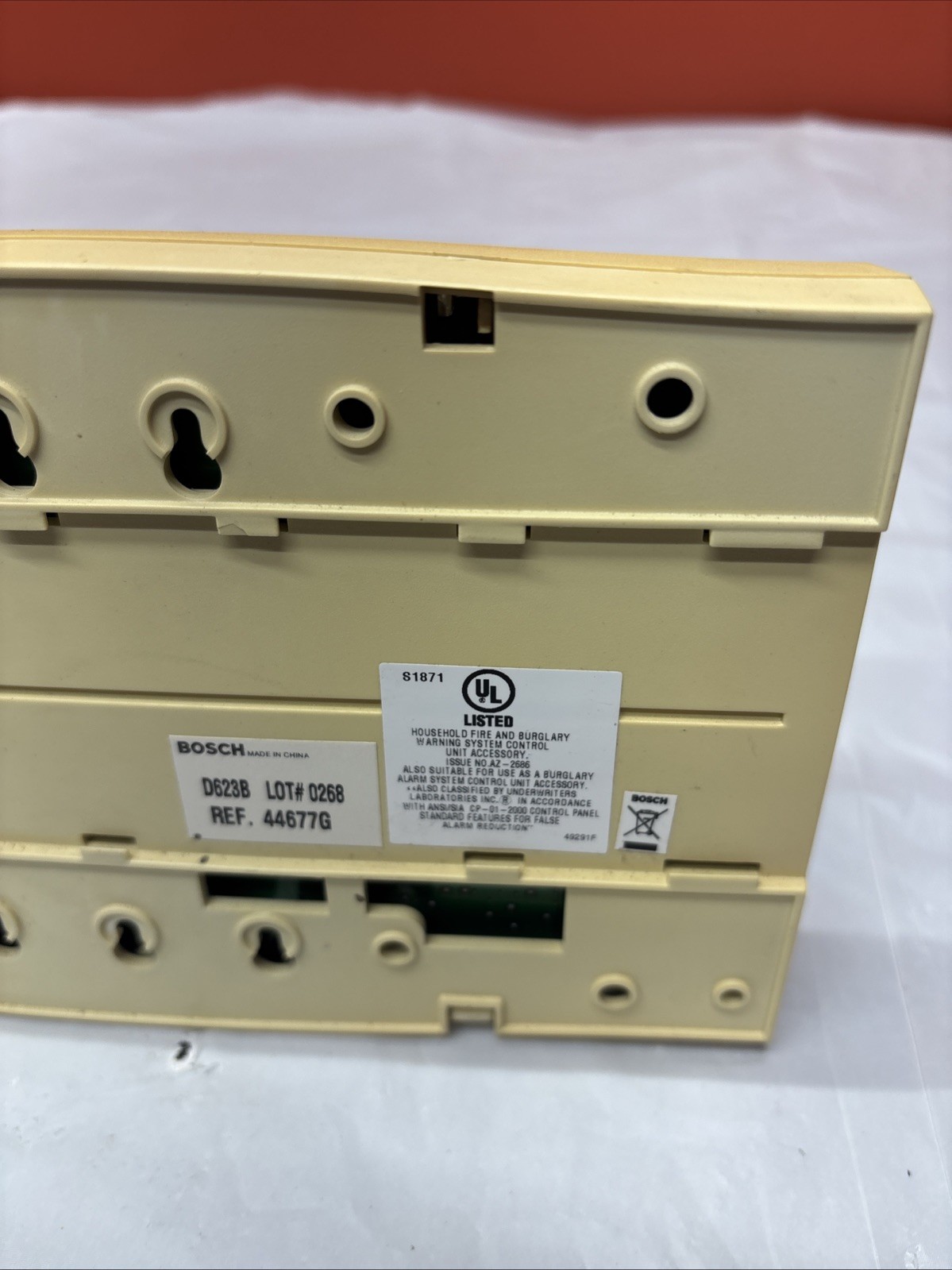 BOSCH security keypad D623B (UNTESTED)