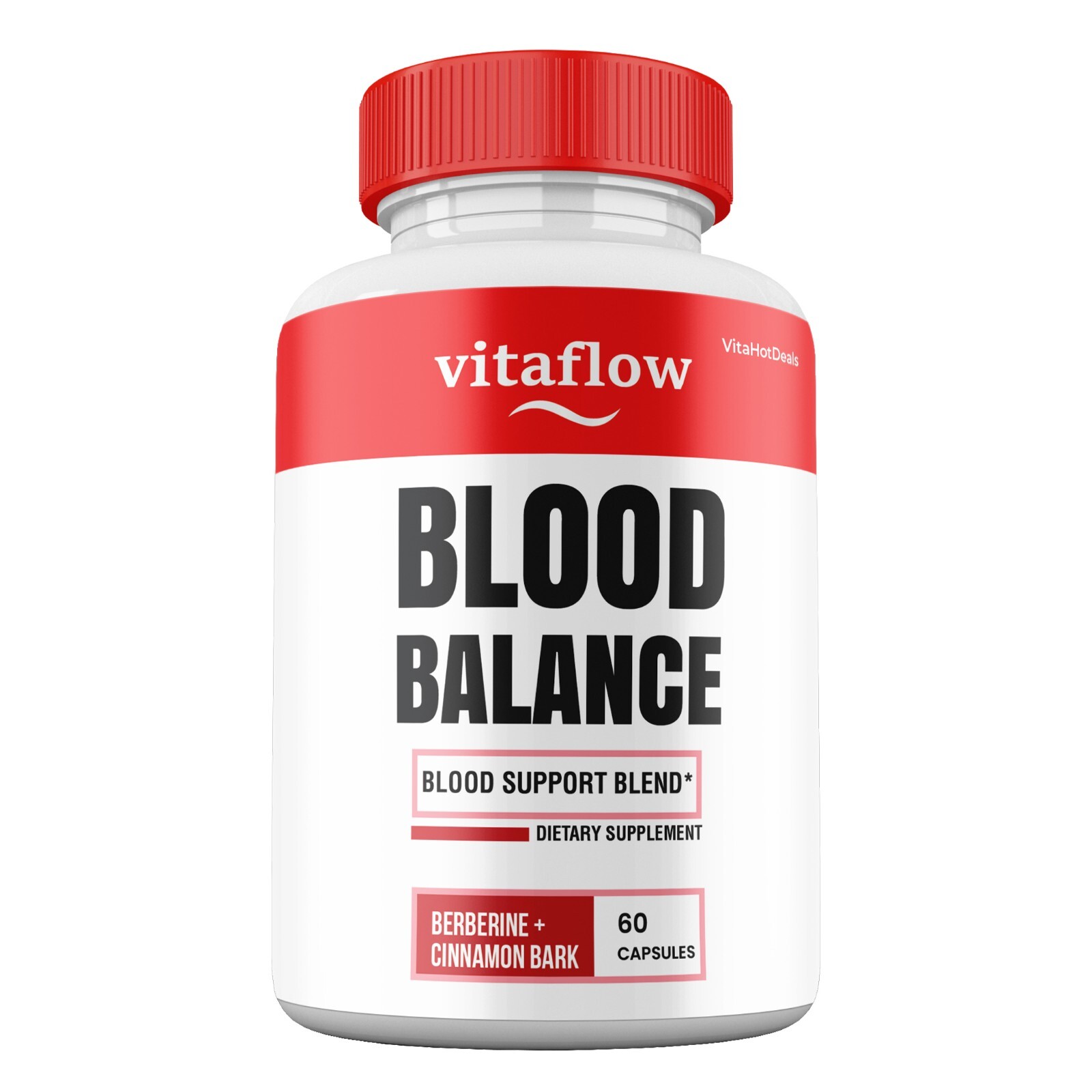 VitaFlow Blood Balance, Max Strength Supplement, Vita Flow Capsules (1 Pack)