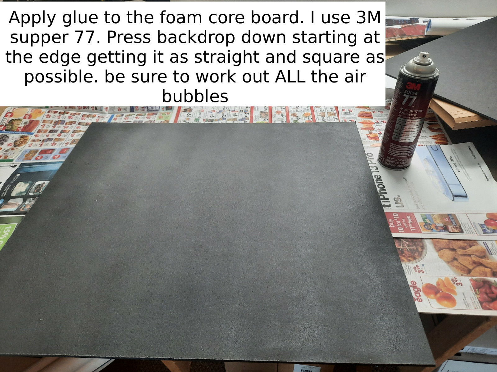 TRACKSIDE BACKDROP #455 Commercial backs HO Scale