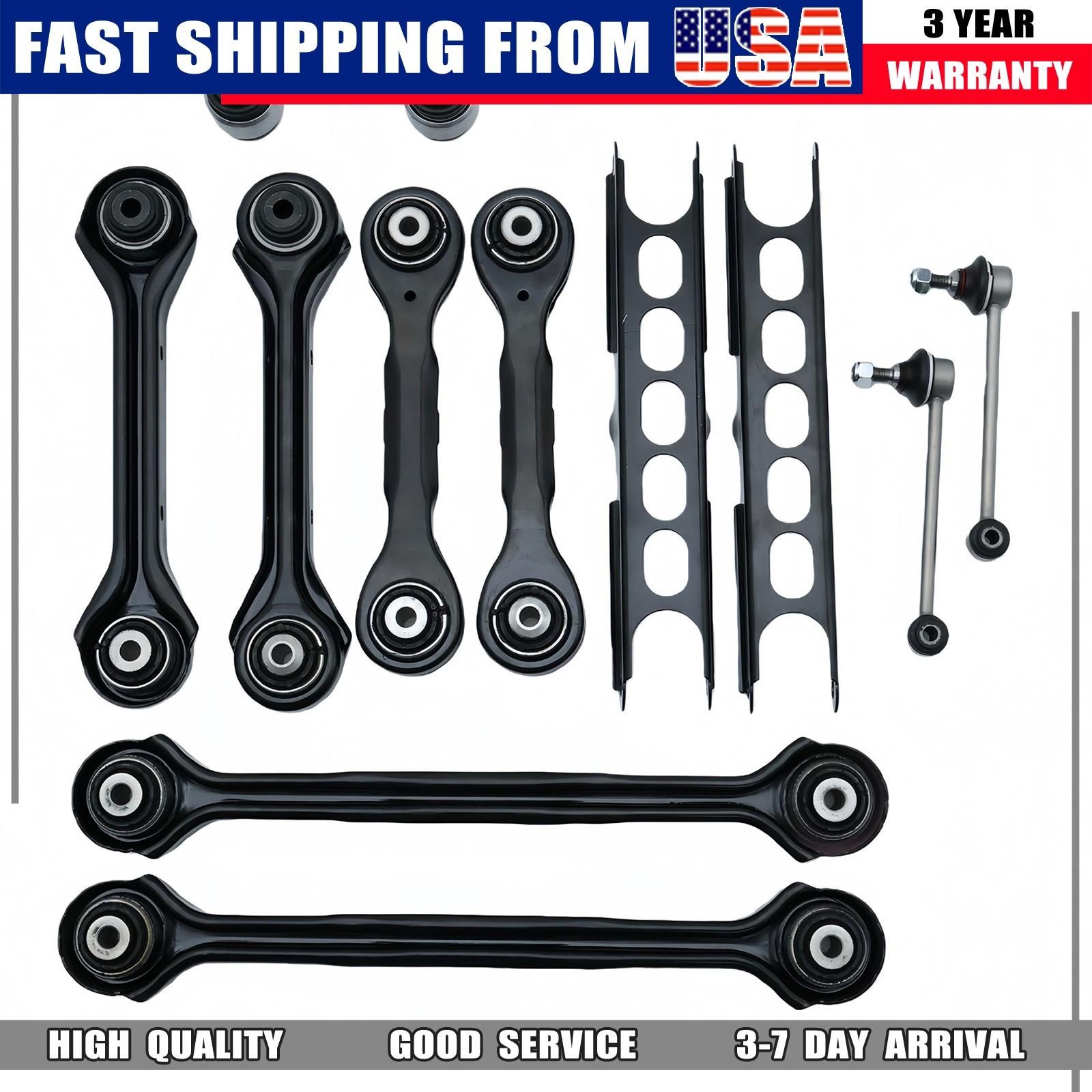 For BMW 1 3 Series E88 E89 E90 E91 E92 E93 Rear Upper Lower Control Arm Sway Bar
