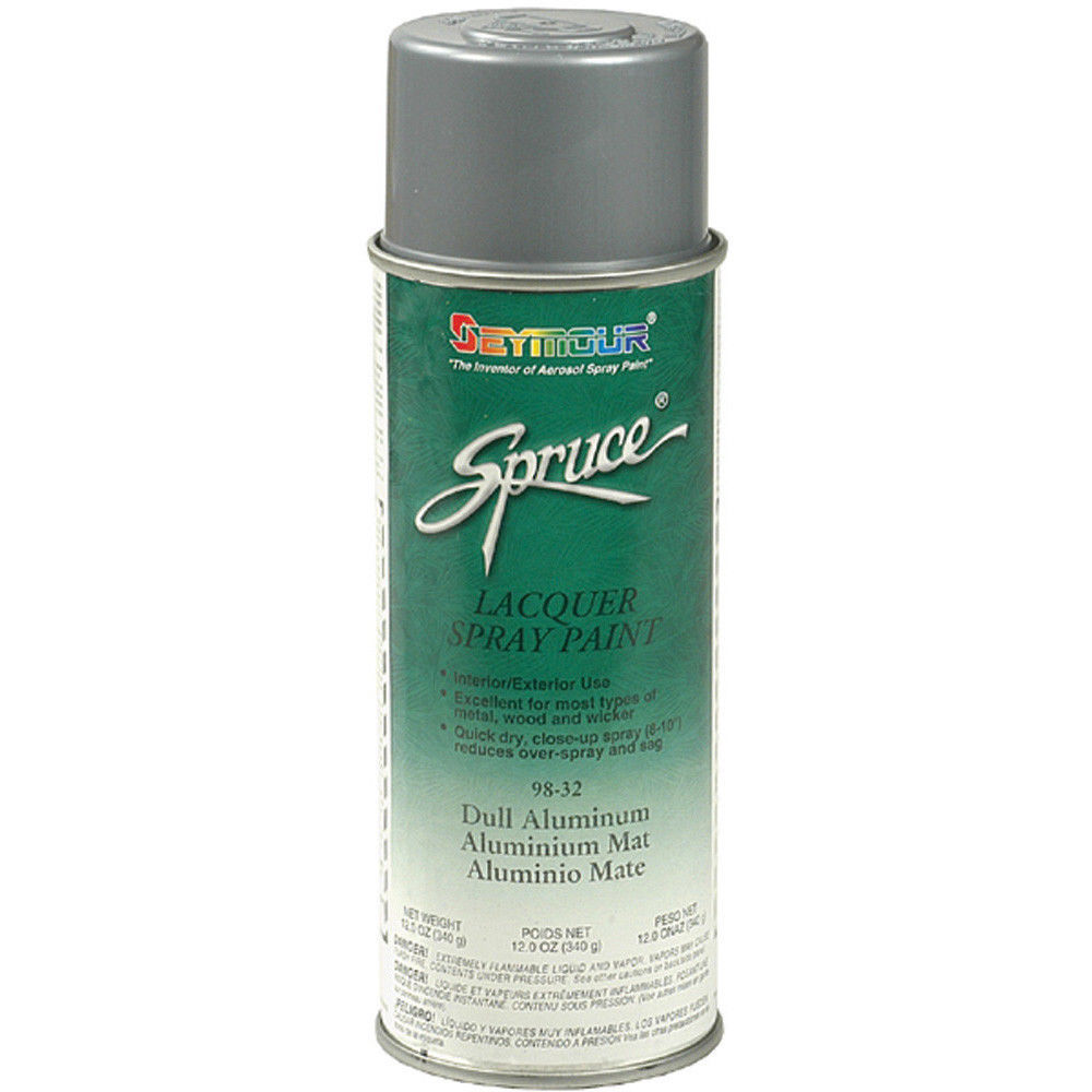 98-32 Seymour Spruce Metallic Spray Paint Dull Aluminum
