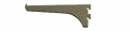 CRL 122DU6 Duranodic Bronze 6" Aluminum Bracket