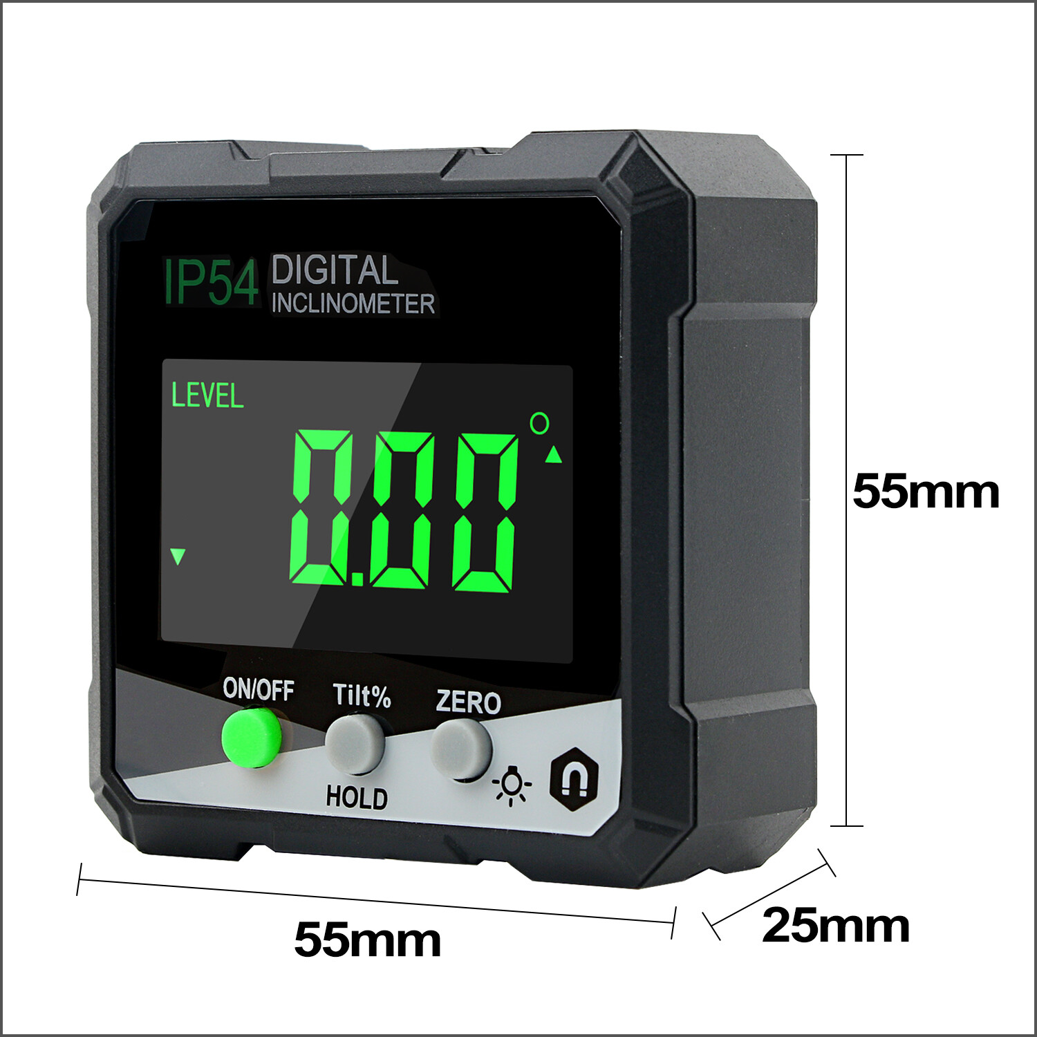 Digital Level Angle Gauge 360° Mini Measuring Digital Inclinometer Protractor
