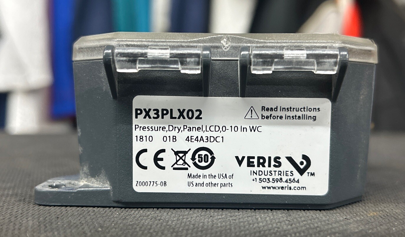Veris Industries PX3PLX02 Dry Pressure Sensor LCD Panel