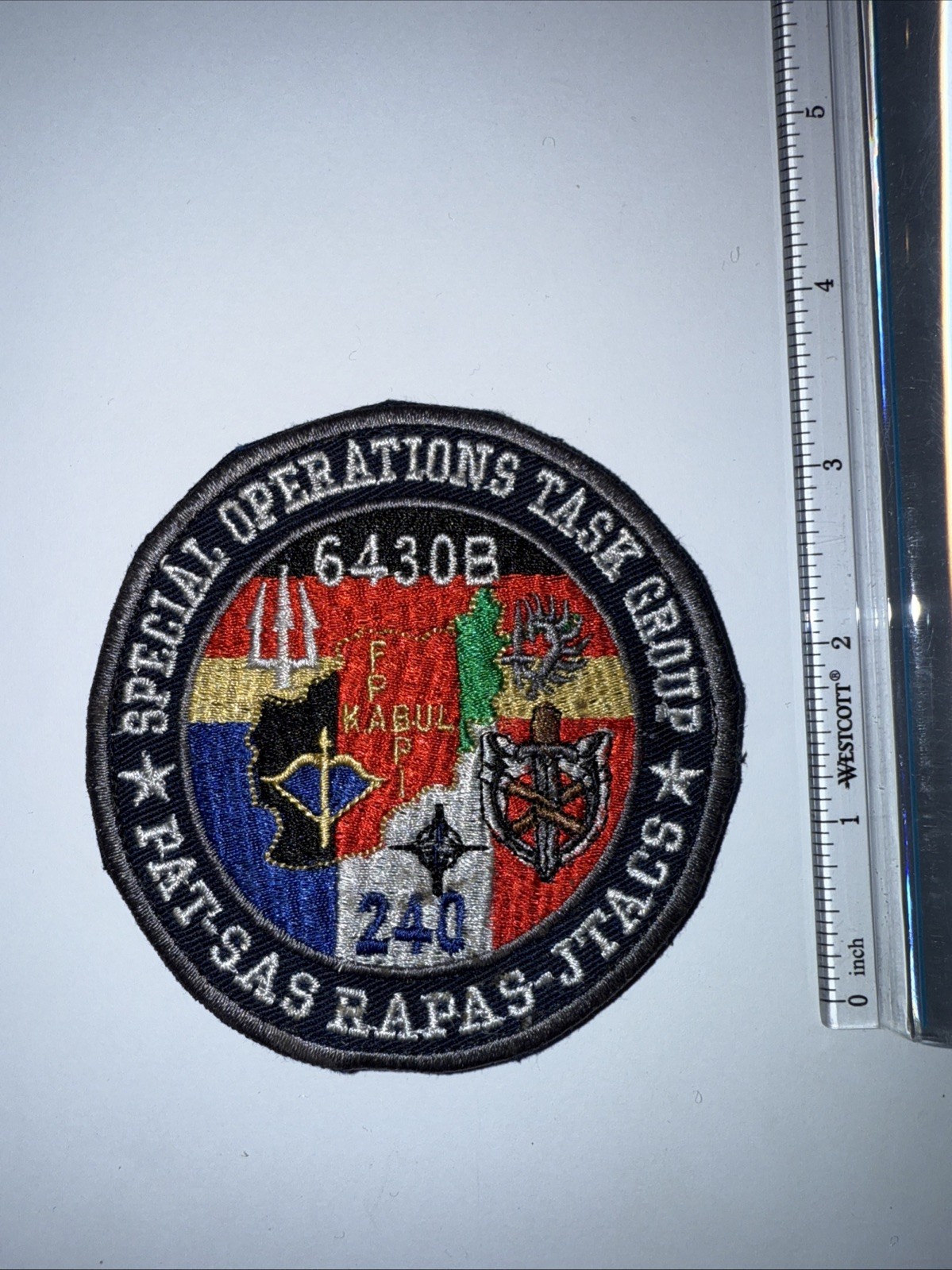 US Military/France Multinational SPEC OPS Task Group, PAT-SAS-RAPAS-JTACS Patch