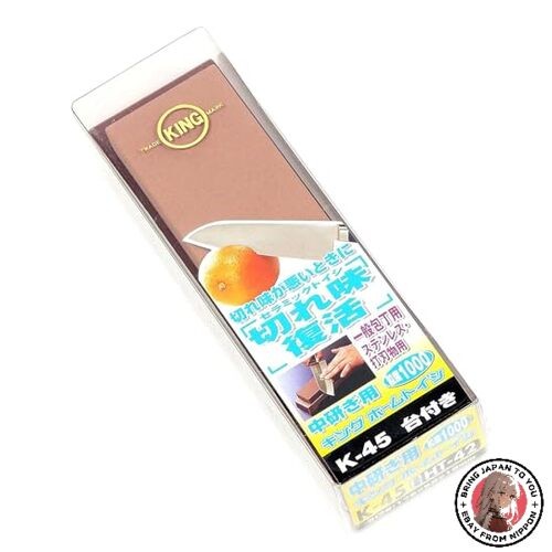 NEW Japanese Authentic Sharpening Stone: King Home Grindstone K-45 - 2