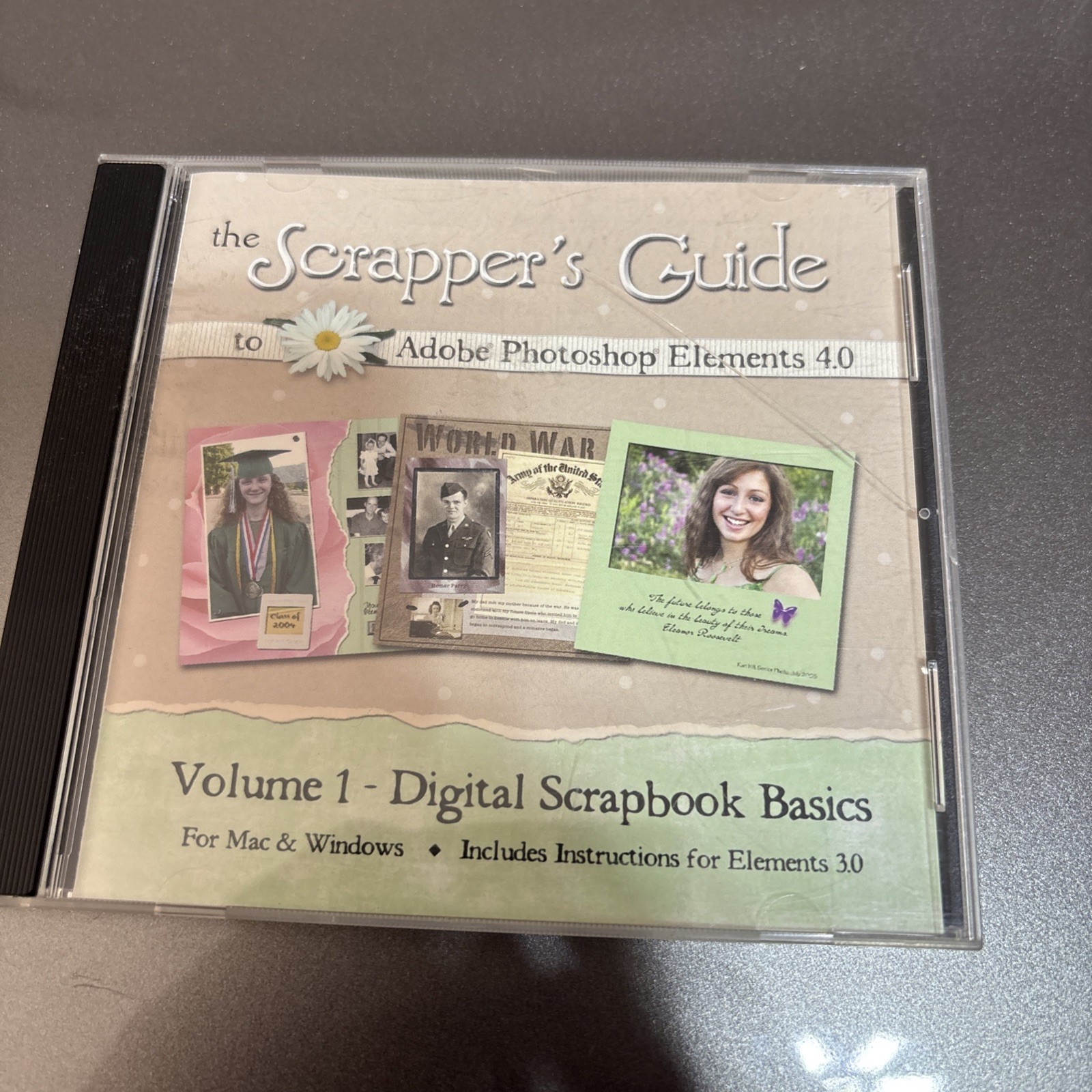 Scrapper's Guide To Photoshop Digital Scrapbook Basics Volume 1 PC CD C71