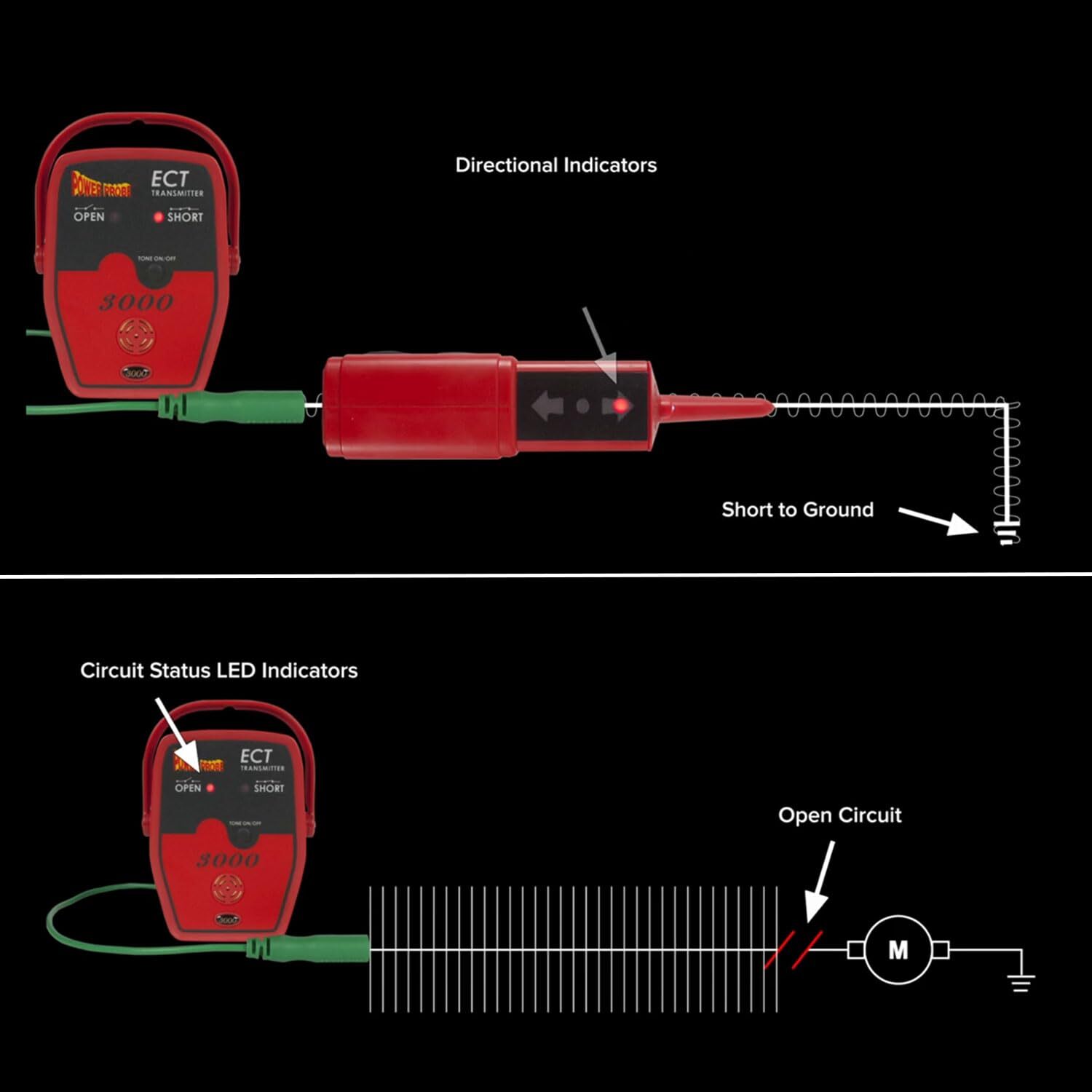 Power Probe 3000 Circuit Tracer for Shorts and Opens