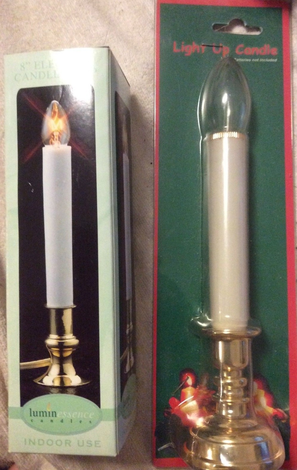 8" Electric Candle Lamp or Battery Power Candle