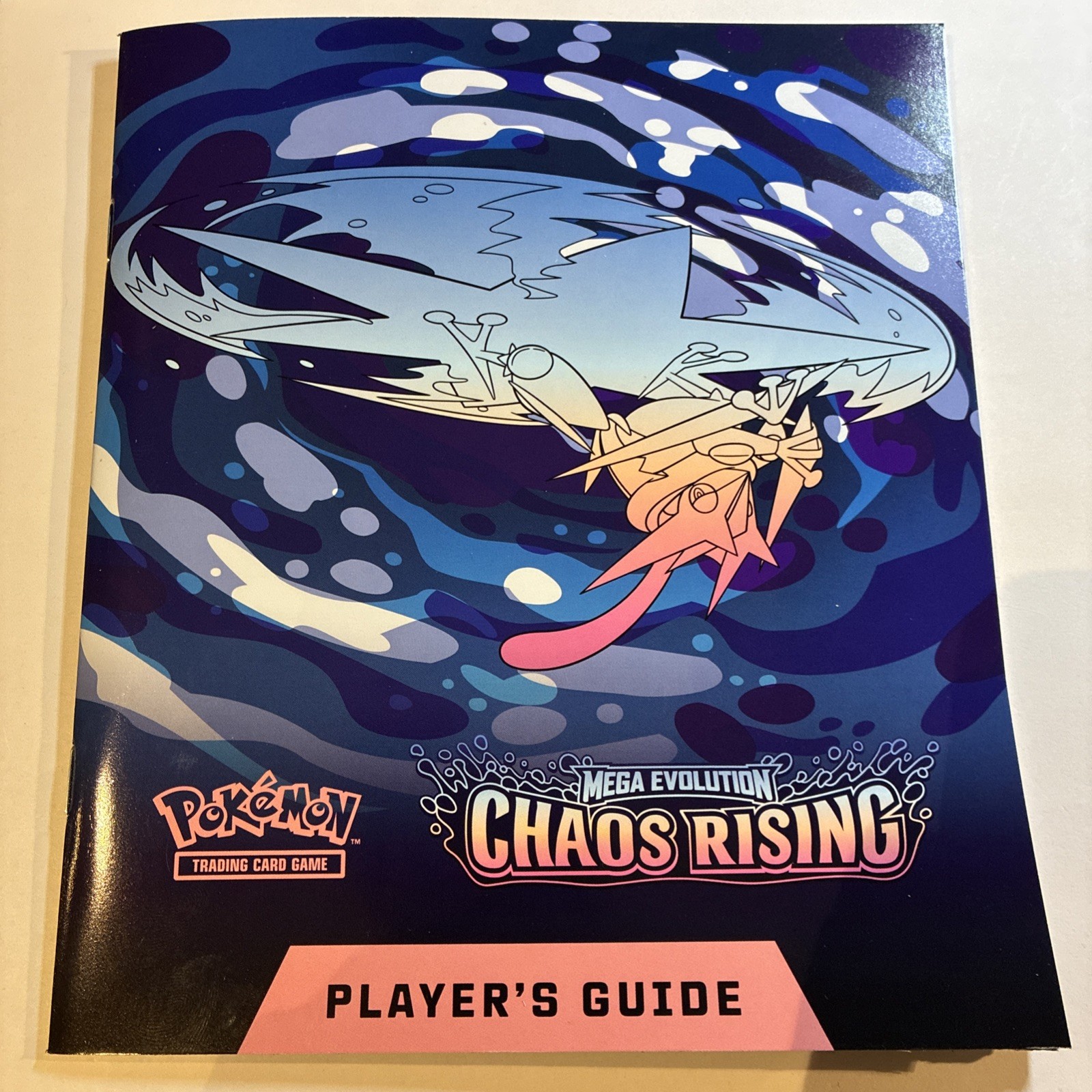 Chaos Rising Players Guide - Mega Evolution Greninja ETB Booklet - Pokémon TCG