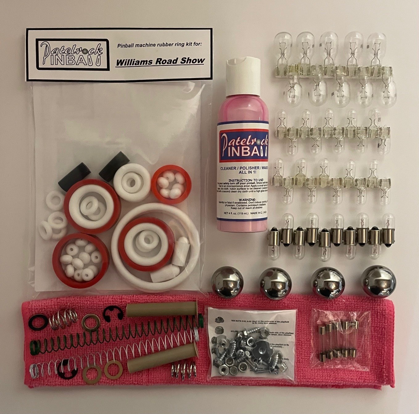 1994 Williams Red & Ted's Road Show Pinball Machine Maintenance Tune Up Kit RS