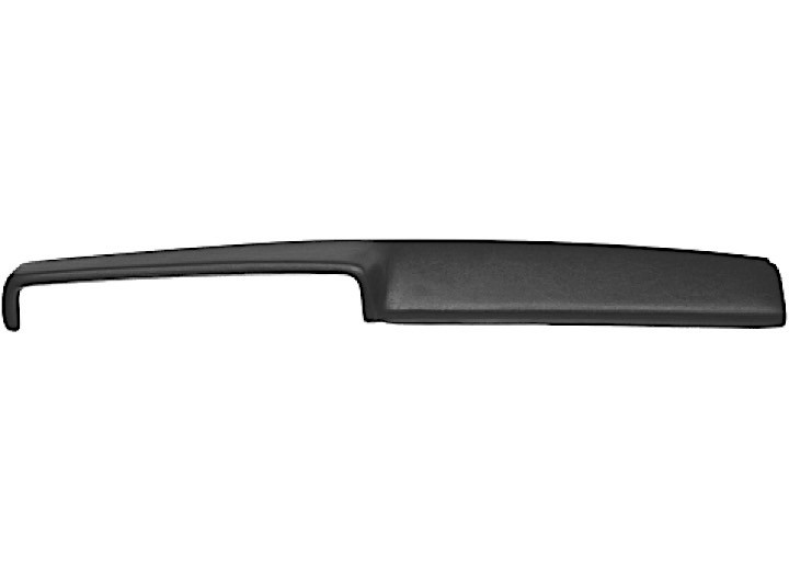 Sherman Dash Cover Black w/o AC For 1975-1976 Chevy Nova/Pontiac Ventura