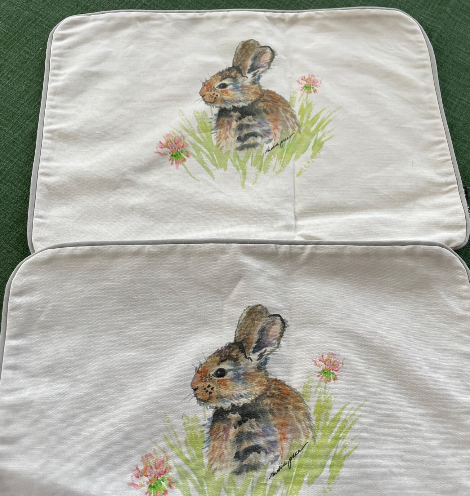 Two Child Rabbit Pillowcases