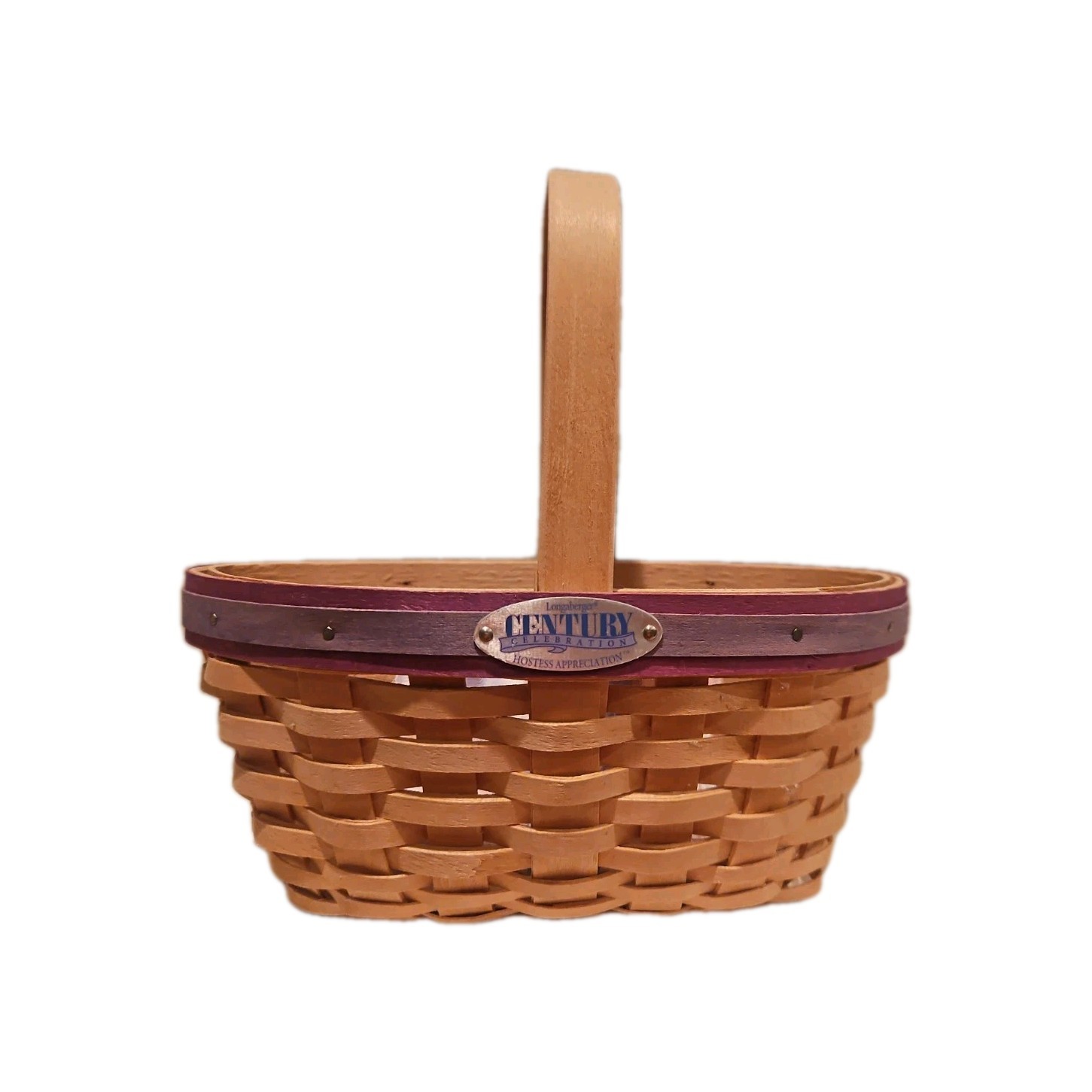 Longaberger Century Celebration Hostess Appreciation Basket & Protector - 2000