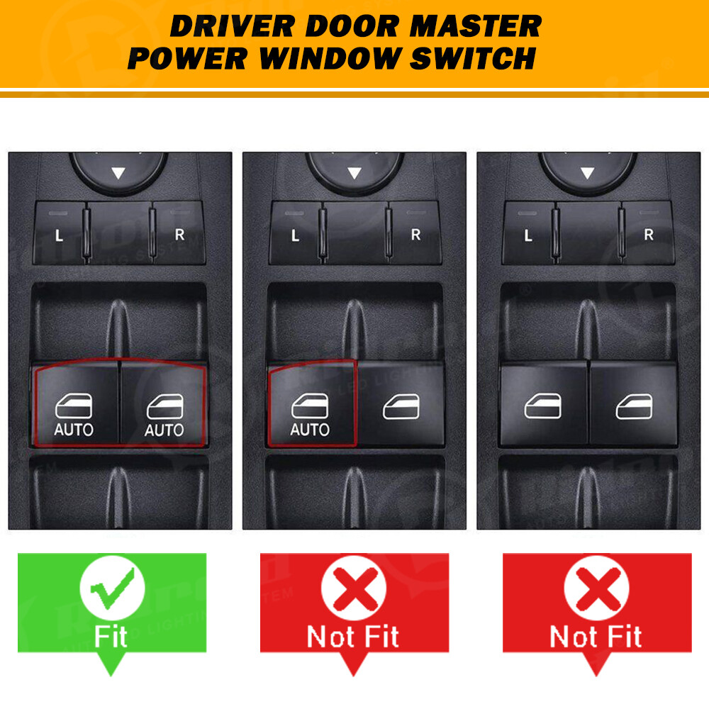 For 2011-2022 Dodge Charger Chrysler Ram 1500 Master Power Window Control Switch