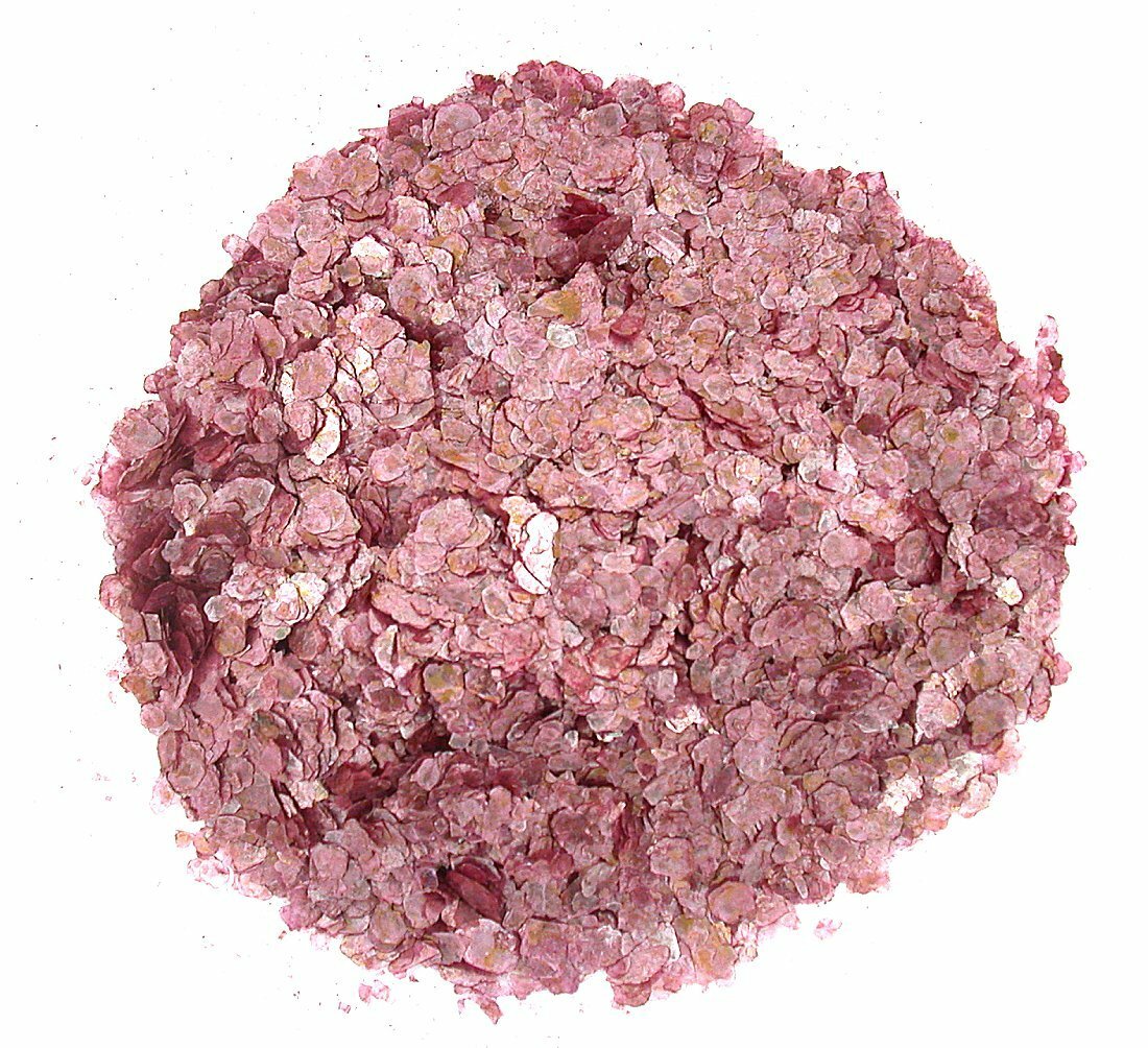 One Ounce Dyed Ruby Red Mica Flakes Powder Inlay Craft Wood Jewelry 6mm And Less