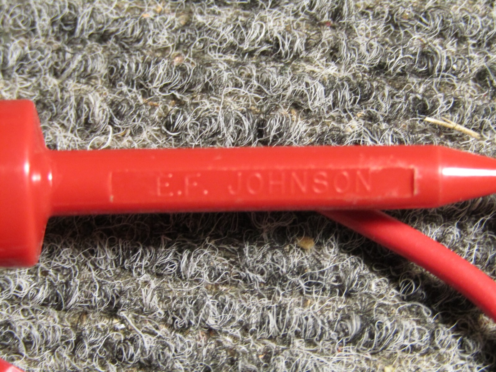 EF Johnson Test Prod & Patch Cord with Grabber Tool ~ 417-4901-036 ~ Red