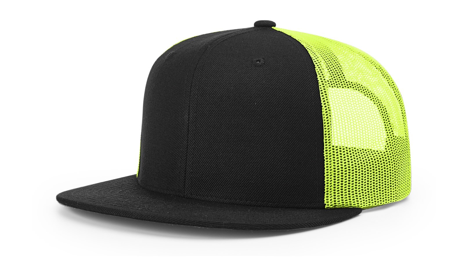 Richardson 511 Flatbill Trucker Cap Wool Blend Adjustable Snapback OSFM Hi-Pro