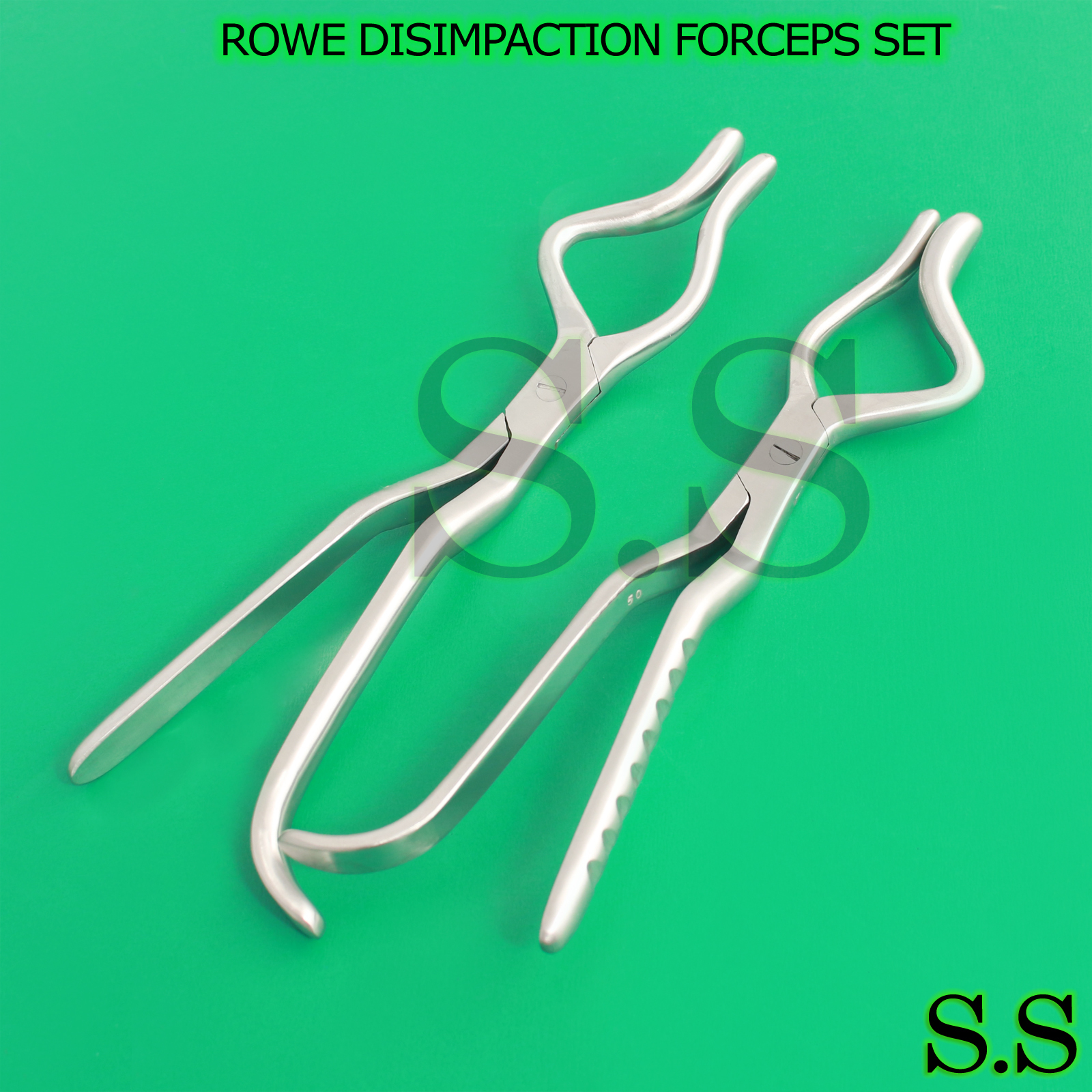 ROWE DISIMPACTION FORCEPS Left & RIGHT 23CM