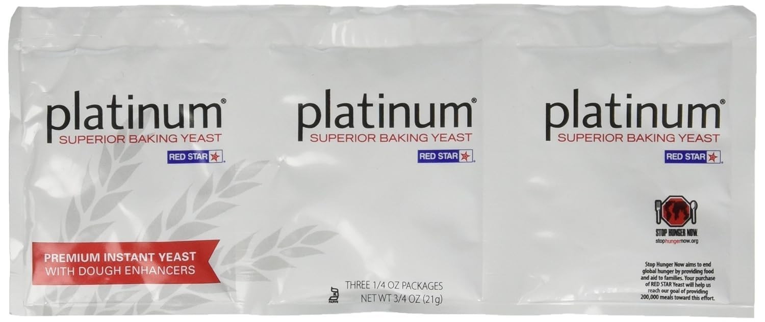 Platinum Instant Yeast – 6 Pack for Effortless Baking Delight