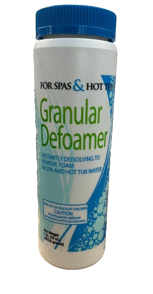Spa Defoamer (1 lb) Eliminates Foam Quickly Long Lasting in Hot Tubs