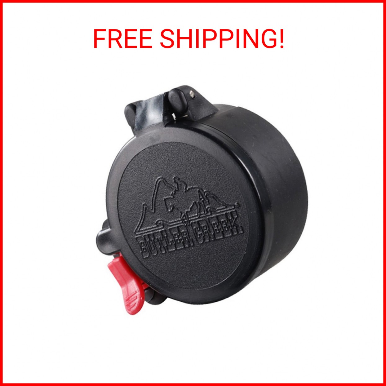Butler Creek Flip-Open Eyepiece Scope Cover, Size 20 (1.775-Inch, 45.1mm) , Blac