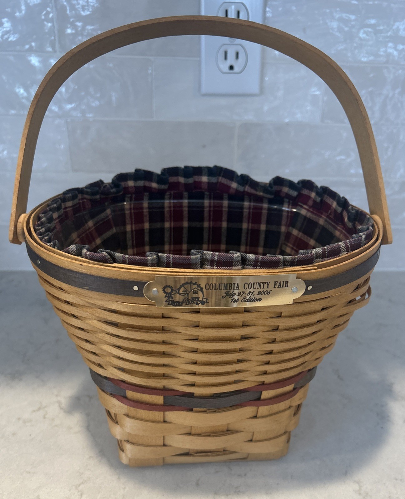 2005 American Traditions Basket Signed & Numbered Columbia County Fair