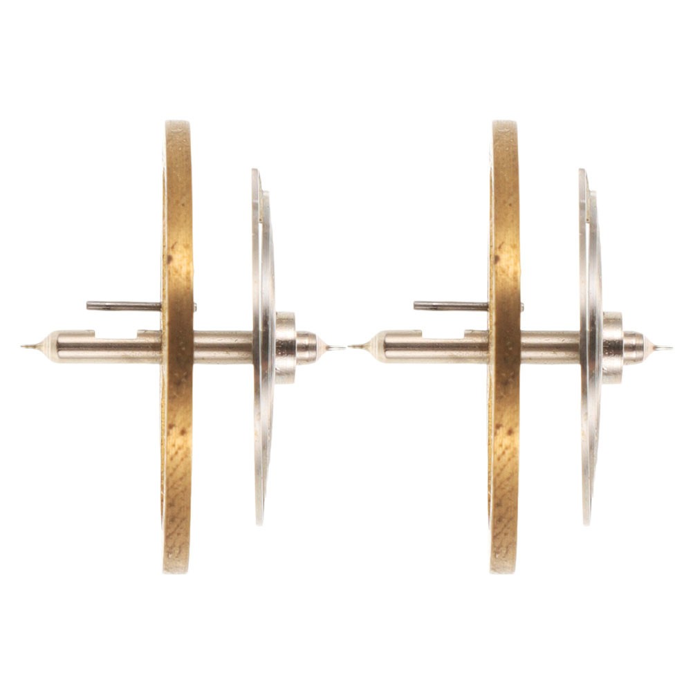 2 Pcs Clock Repairing Accessory Balance Wheel Part Spring Replacement