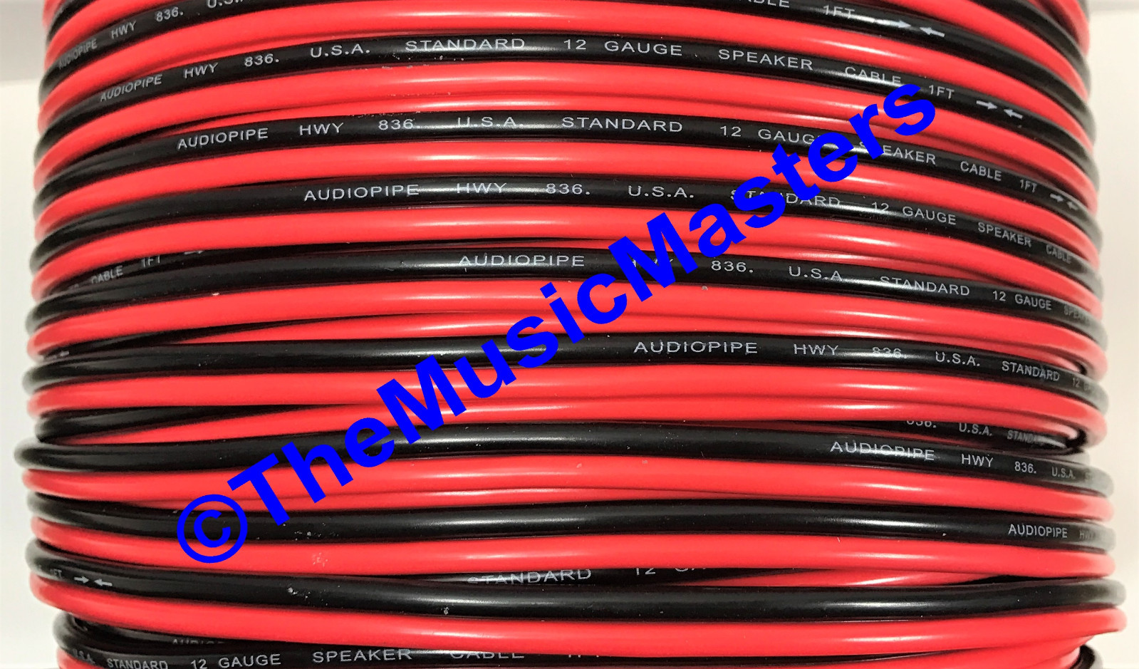12 Gauge 30ft SPEAKER WIRE Red Black Cable Car Audio Home Stereo 12V DC Power