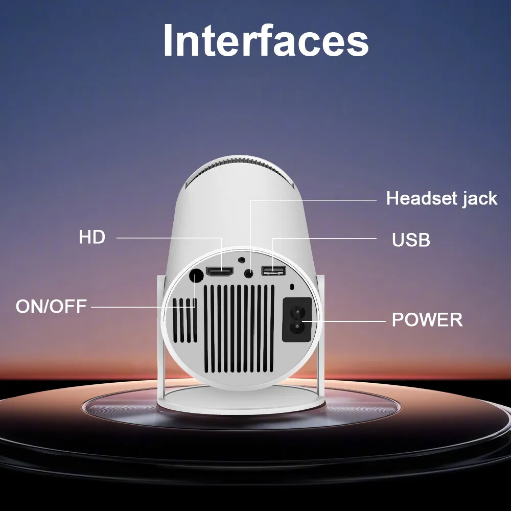 Proyector Para Moviles Celular Wifi Bluetooth Android Y Ios Iphone Portatil Mini