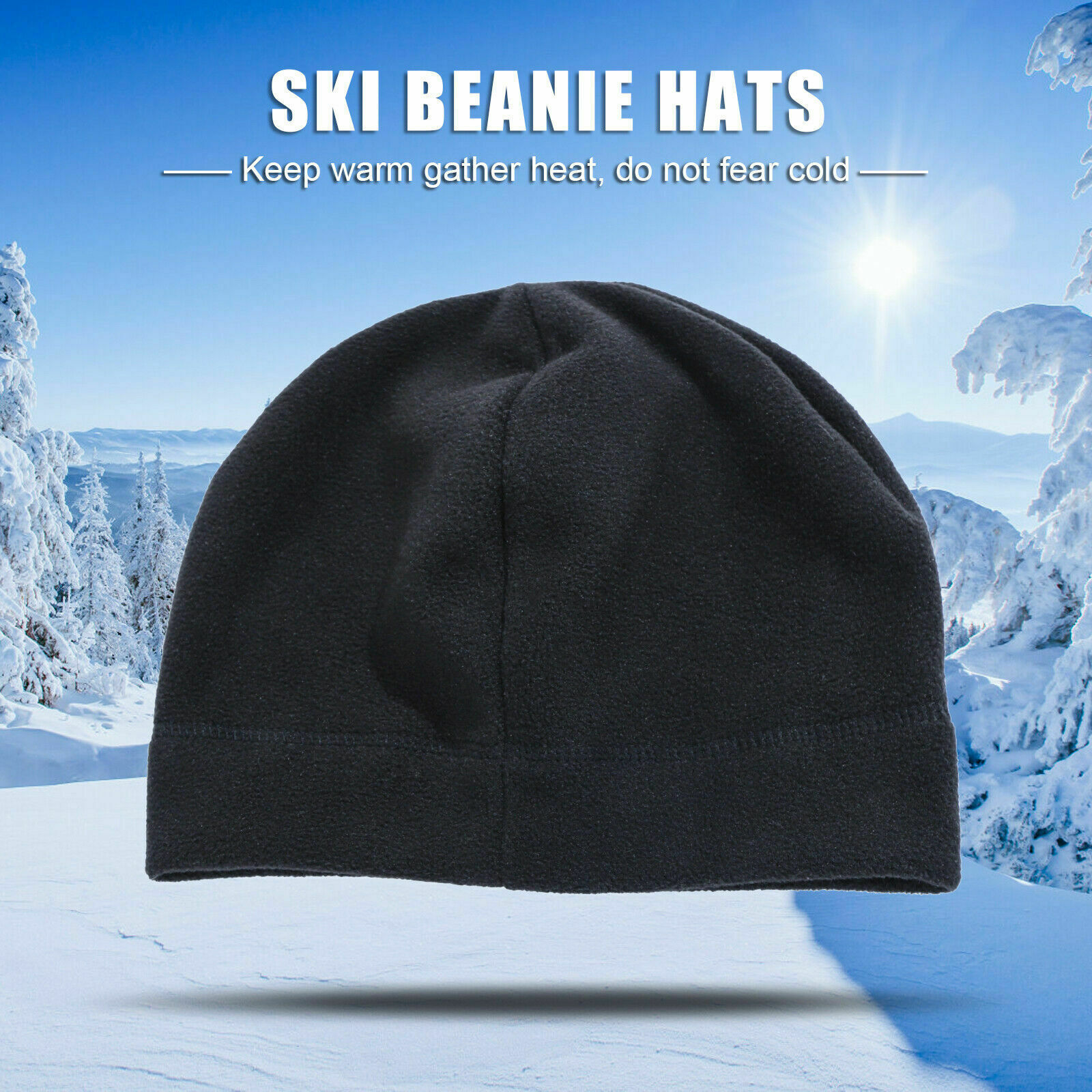 3 × Tactical Military Skull Cap Winter Warm Fleece Windproof Ski Beanie Hats USA