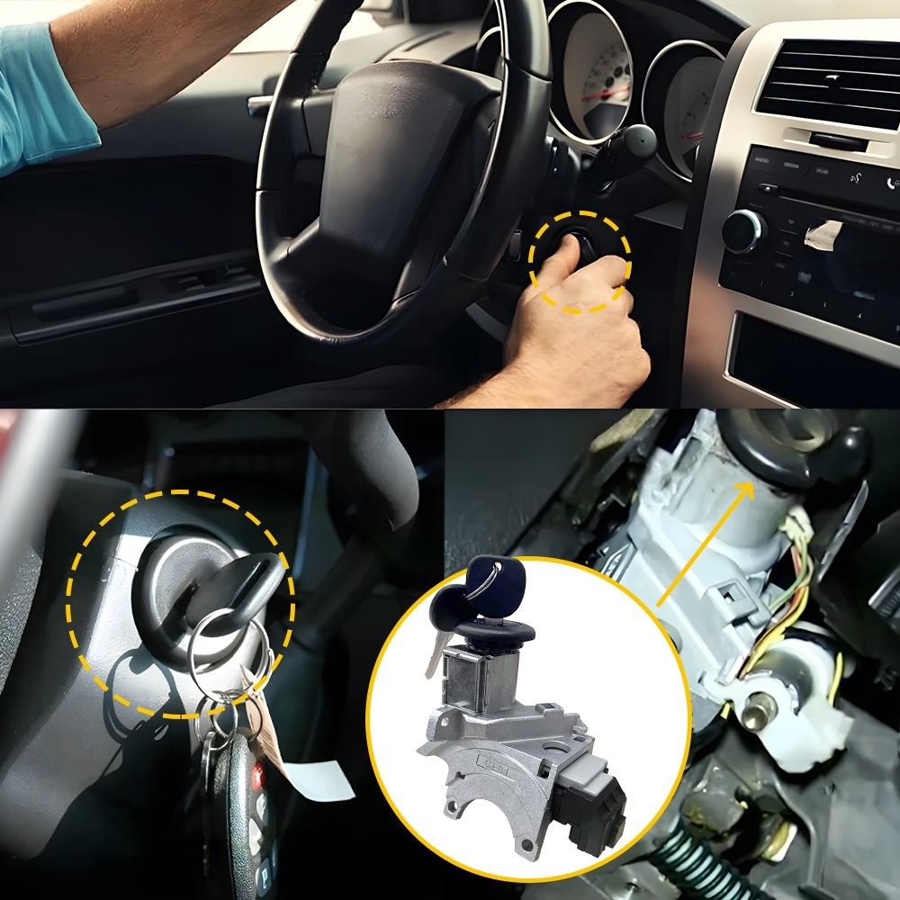 Ignition Switch & Front Door Lock Cylinders with 2 Keys Fit for Chevrolet GMC H2