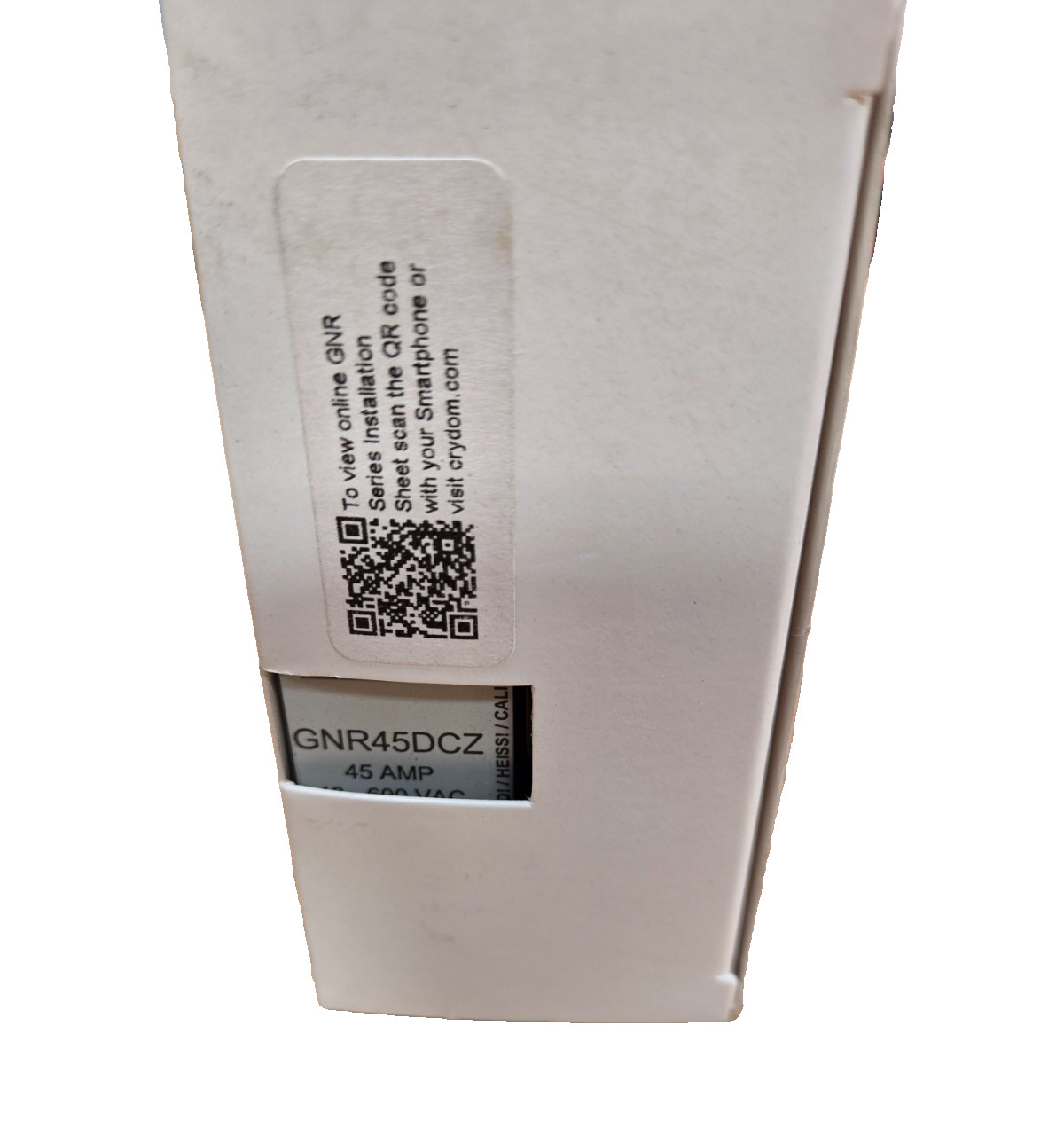Crydom SPST-NO GNR Series 45mm DIN Rail Solid State Relay GNR45DCZ NEW