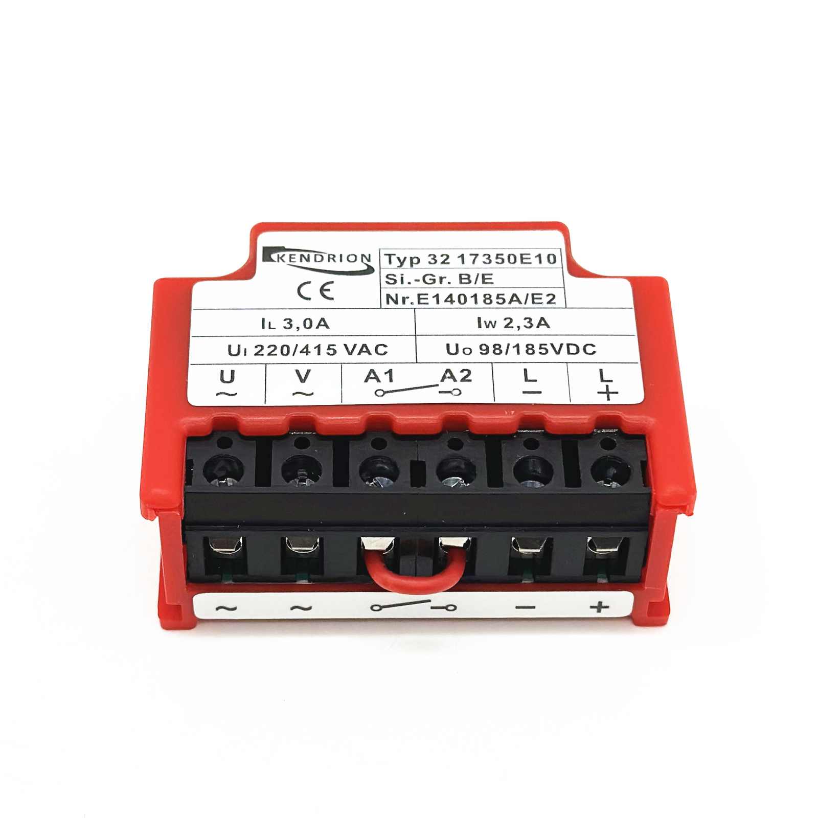 REPLACE KENDRION Typ 32 17350E10 220/415VAC 98/185VDC Overexcitation Rectifier