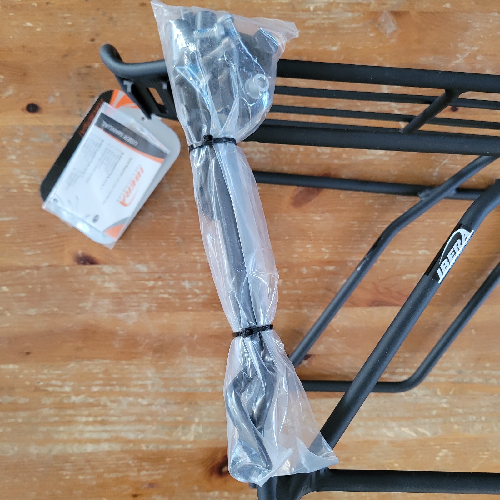 Ibera PakRak Bicycle Touring Carrier Frame-Mounted For Heavier Top & Hardware