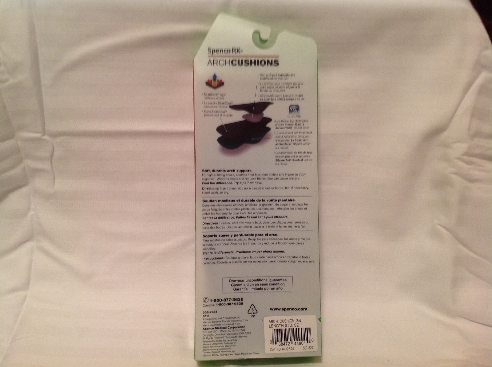 Spenco RX Arch Cushions 3/4 Length #1 (1 Pair )