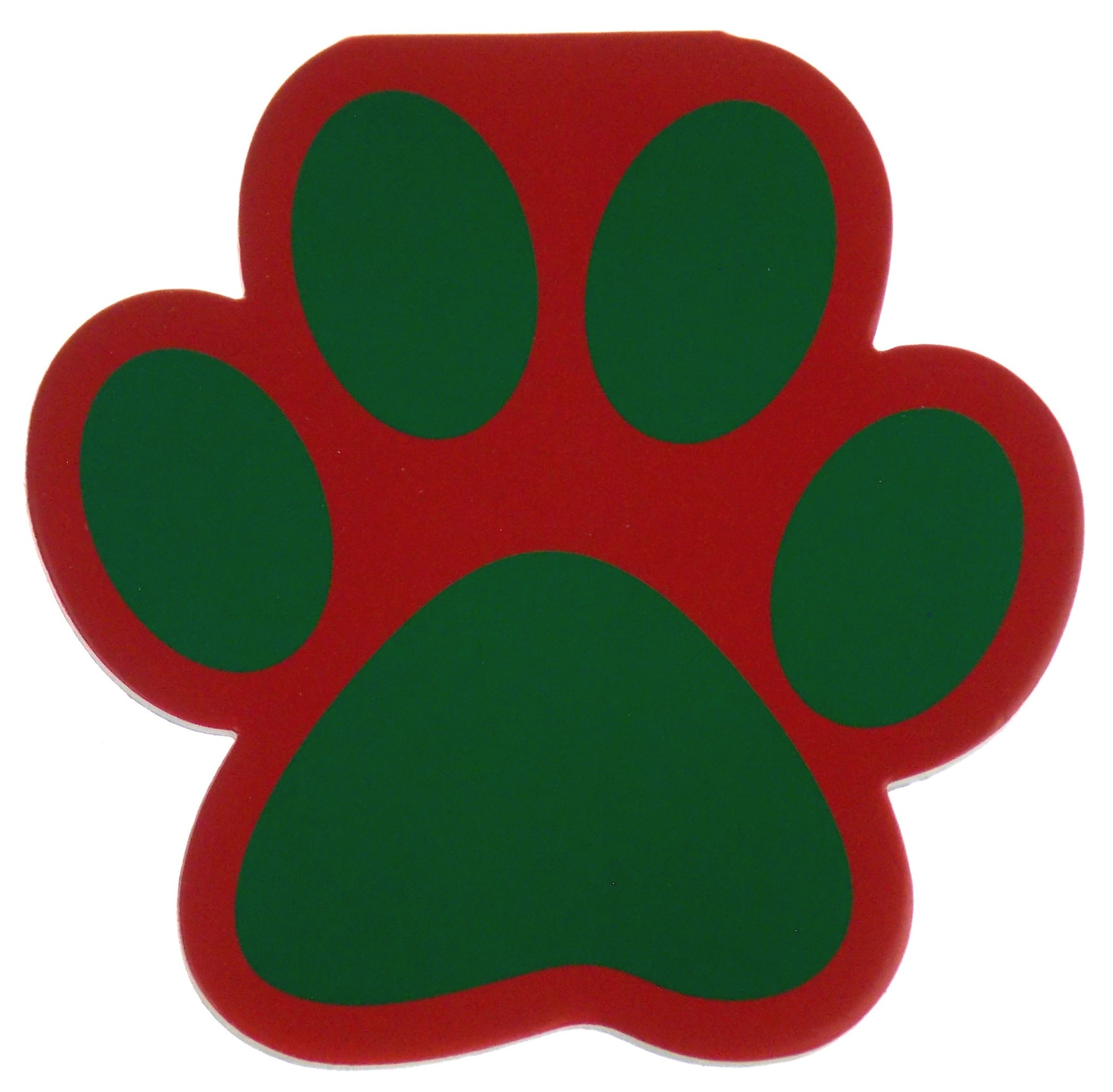 Christmas Green Red Paw Print Notepad Pad Lot 11 Kids Party Favors Birthday Gift