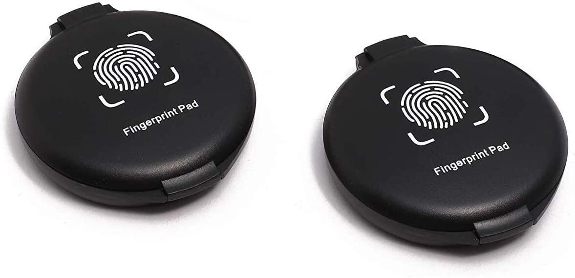 2 Pack Almohadillas De Tinta Para Huellas Dactilares Almohadillas De Tinta Para