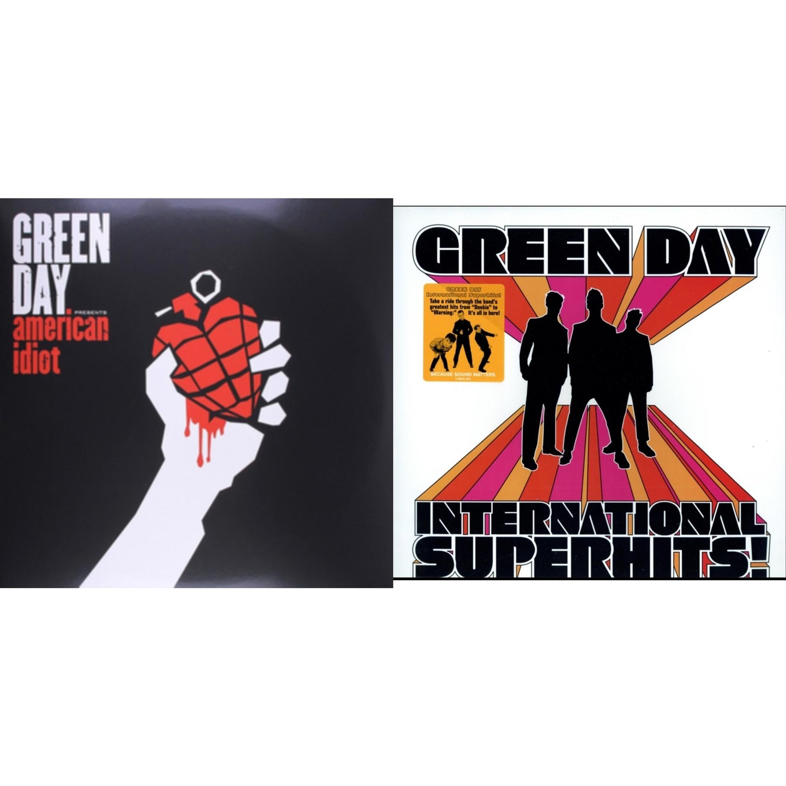 Green Day - International Superhits & American Idiot [New LP Vinyl Bundle]