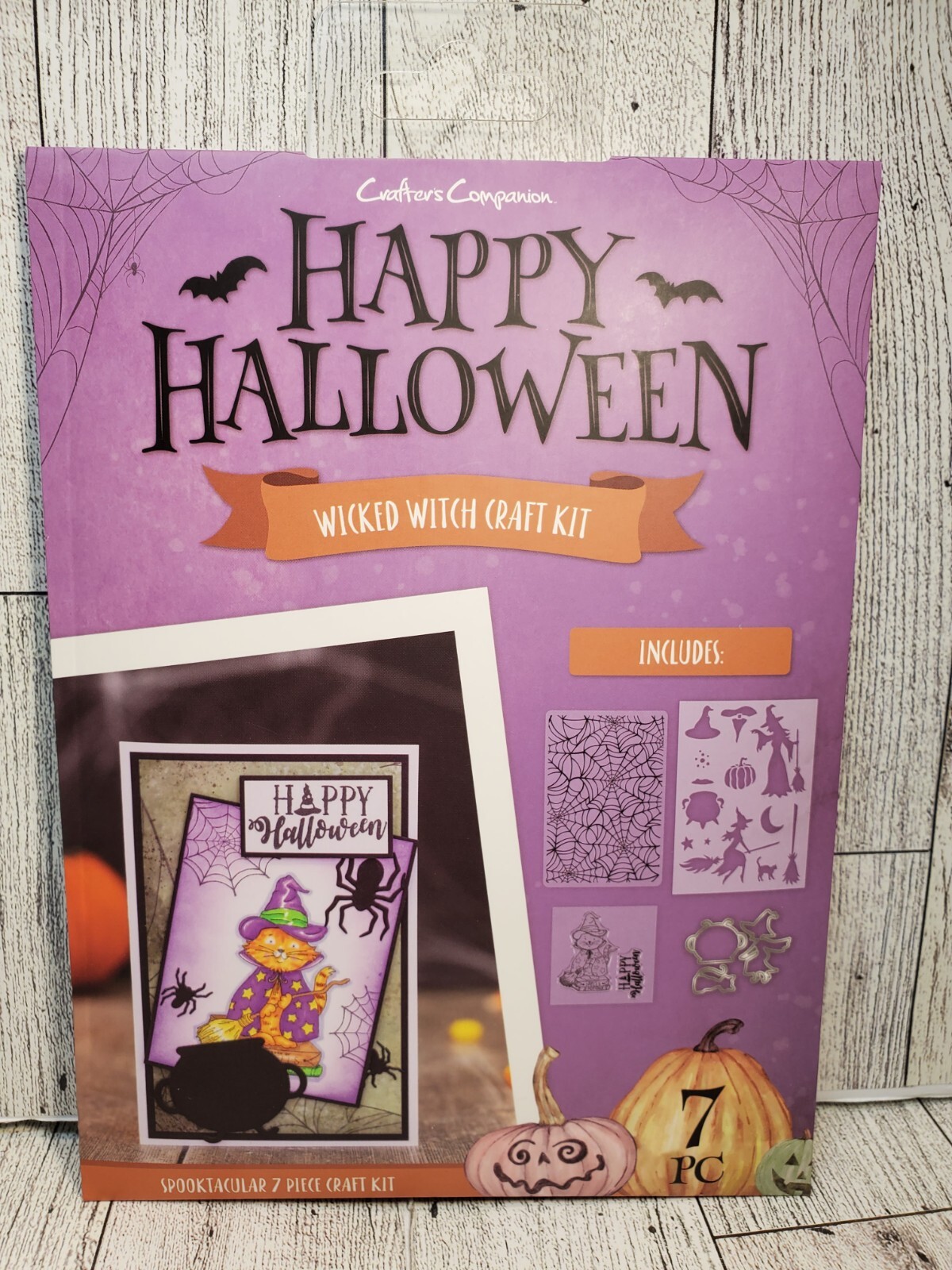 CCHA1 Crafters Companion Happy Halloween Wicked Witch Craft Kit 7pc Set New