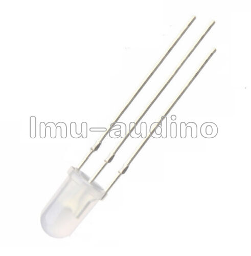 50PCS 5mm Diffused Red & Green two Bi-Color Light Common Anode LED Diode