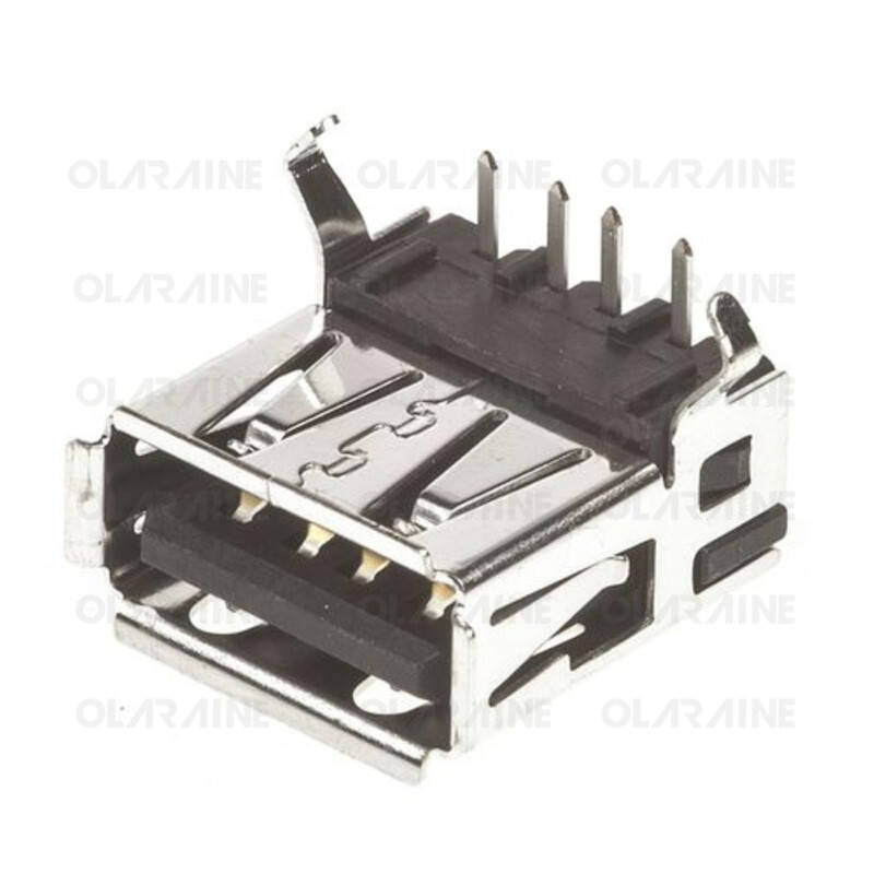 100Pcs Original 292303-1 USB Type A Connectors 4 Contact 1 A