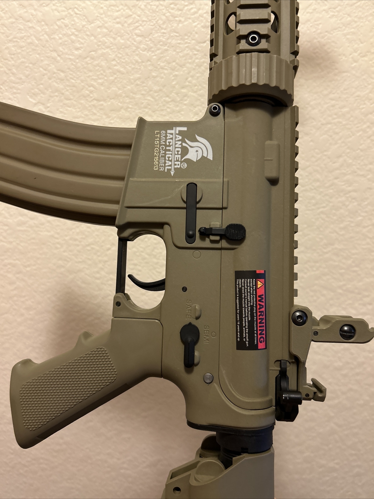 Airsoft gun rifle pistol bundle