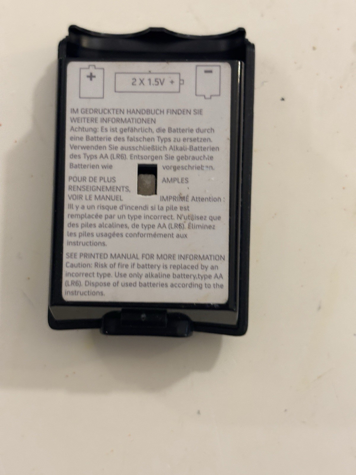 Battery Case For Xbox 360  Black AA Back Cover Wireless Controller