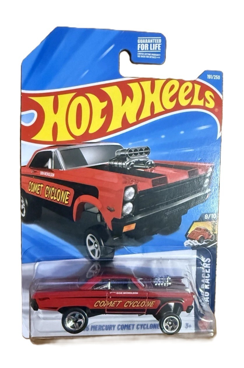 2026 Mattel Hot Wheels HW Drag Racers 1:64 '65 Mercury Comet Cyclone 9/10 Gasser