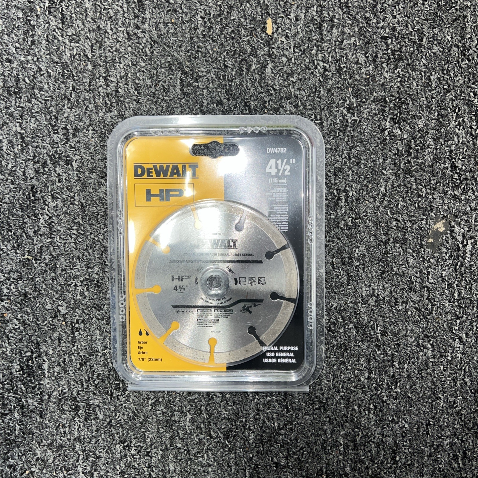 DEWALT 4-1/2" HP Segmented Diamond Blade (DW4782)