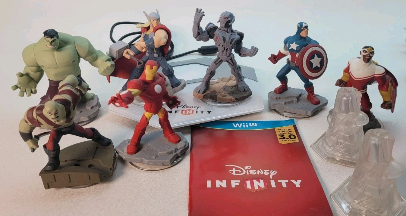 Disney Infinity Pad Wii Marvel Figures Hulk Iron Man Thor Captain America Etc.