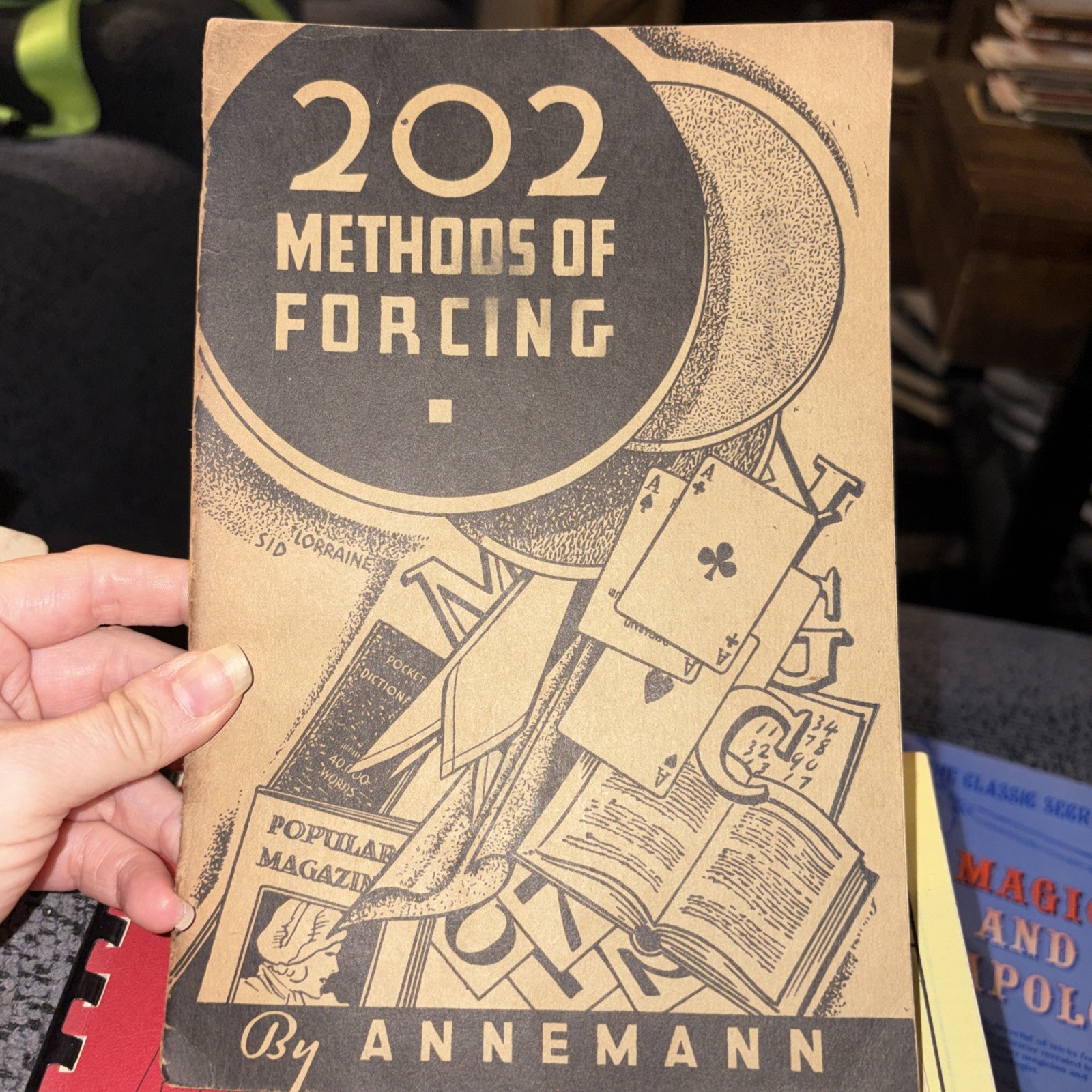 Vintage 202 Methods of Forcing by Annemann Book 1st 1933 Max Holden Clown Owned