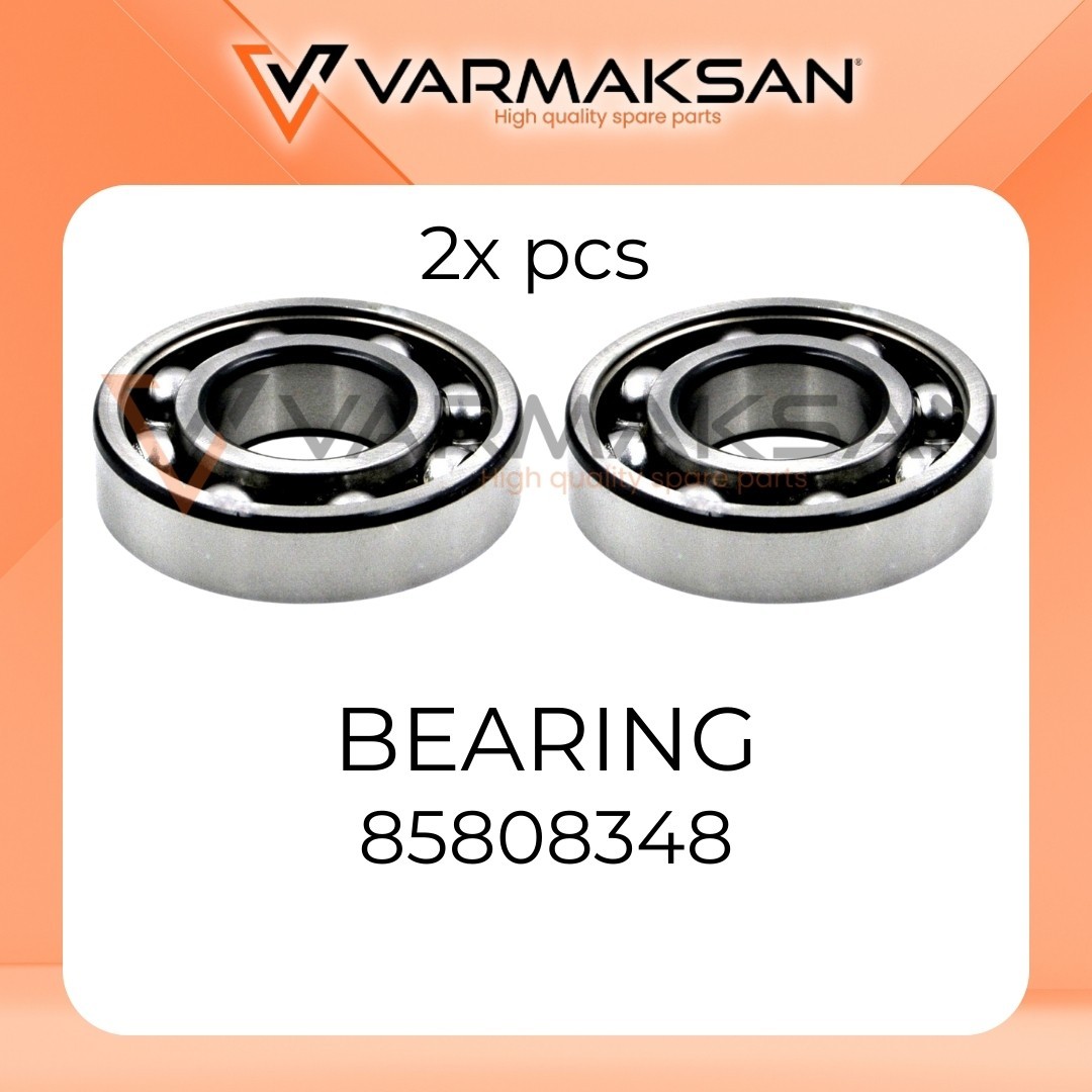 NEW CNH 85808348 BEARING PACK OF 2 / NEW 85808348 BALL BEARING - 2x PCS